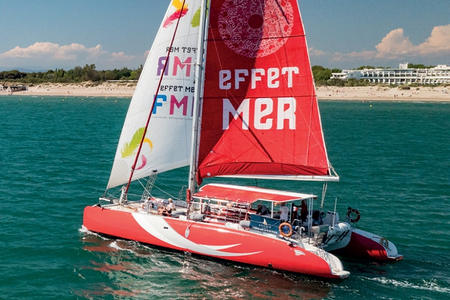 Demi-journée catamaran voile Barcarès