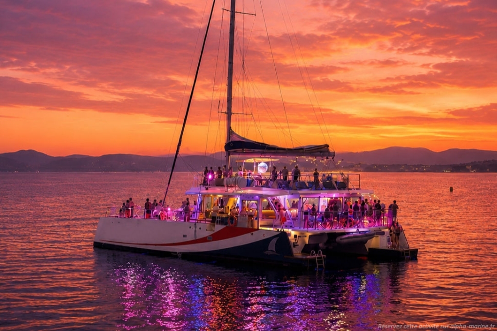 Catamaran Nice. Soirée Années 80 le 1er août