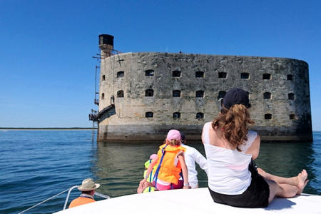 Fort Boyard en bateau