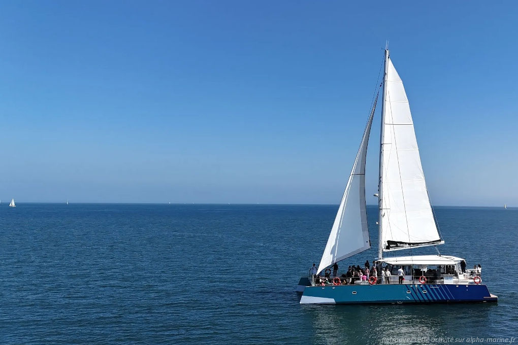 Catamaran day charter Sauzon, Belle Ile - 56. Nouveauté 2025